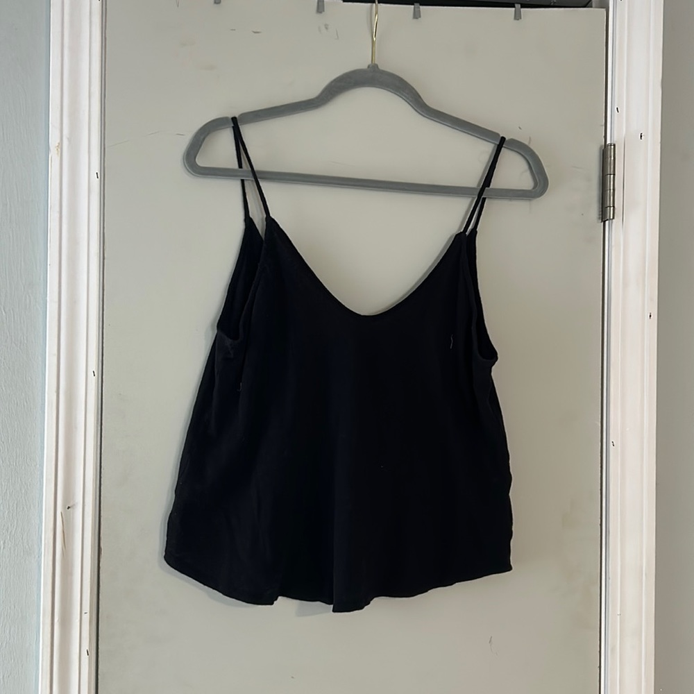 Black tank top